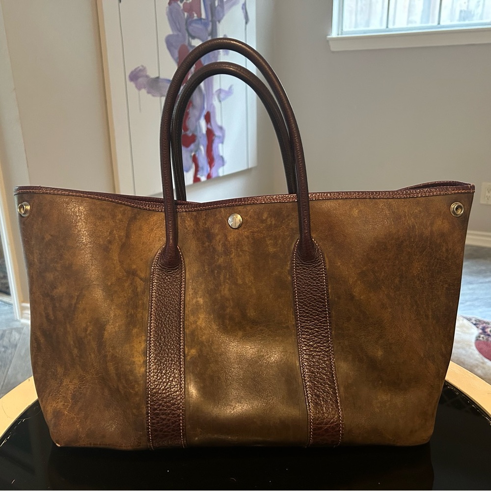 Authentic Hermes Garden Party tote with dust bag